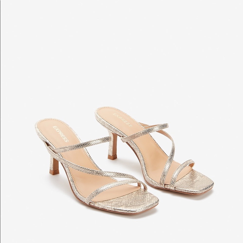 Gold Strap Sandals
